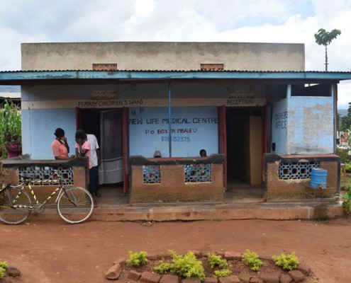 Small medical facility in Uganda