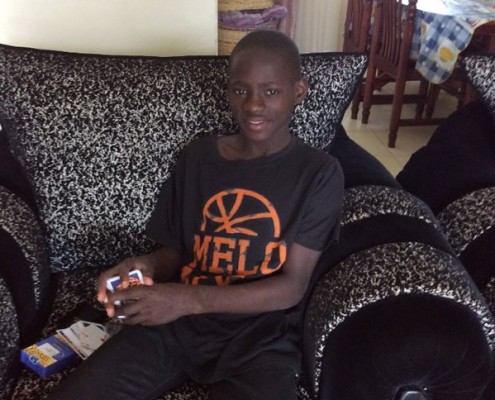 Timothy at home in Kampala