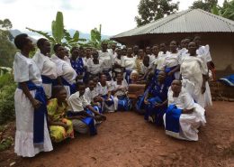 Mothers Union receiving sewing machine