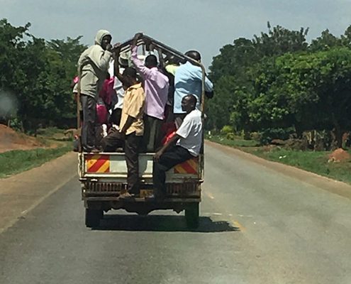 How some people travel Mbale