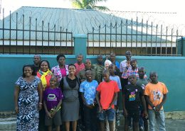 Management committee with street boys and staff