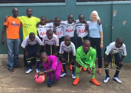 Street boys in new Spurs kit