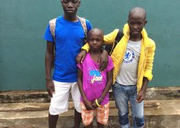 Street children visiting their relatives