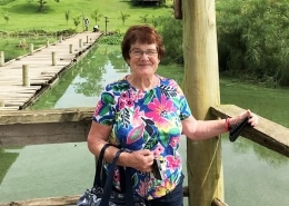 Sue at Jahazi Pier