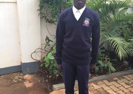 One of our boys returns to school