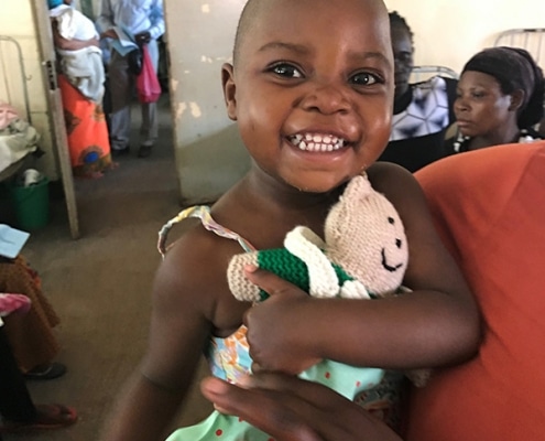 Donated toys for Ugandan children