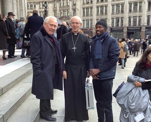 Bob visits the Archbishop of Canterbury