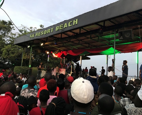 Entertainment at KK Beach
