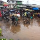 Flooded Ggaba market in Uganda