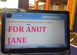 Notice for Jane from Uganda