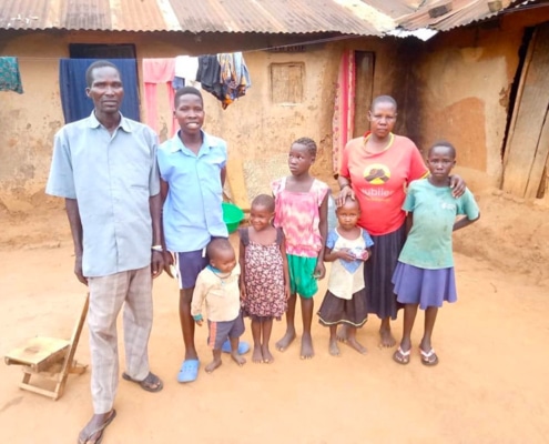 A Ugandan family we donate to