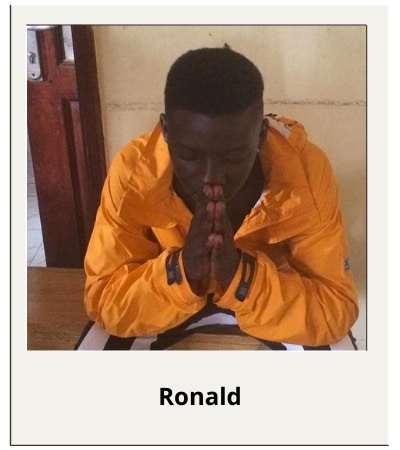 Ronald's story about his life in Kampala