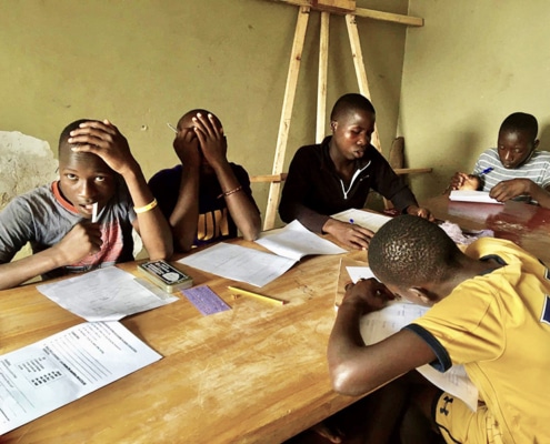 Home schooling tests for street children