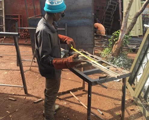 One of our former boys working
