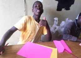 One of our former street boys, Kasita