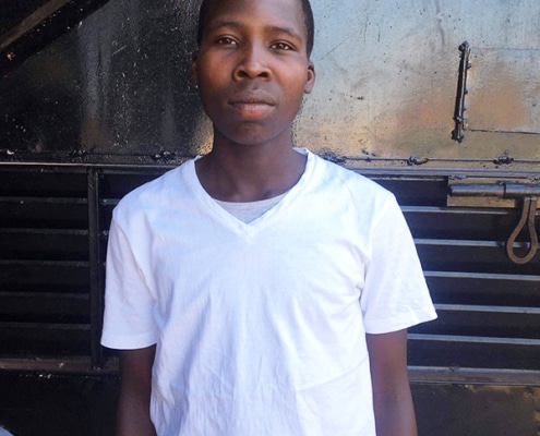 Kodet, a former street boy in Uganda