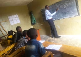 Former street children in class