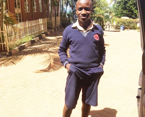 Former street child in Uganda going back to school