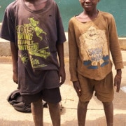 Two street children arrive at our charity