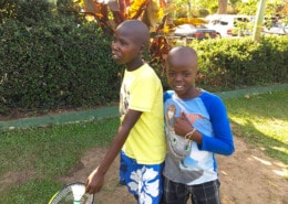 Two former street children in Uganda