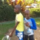 Two former street children in Uganda
