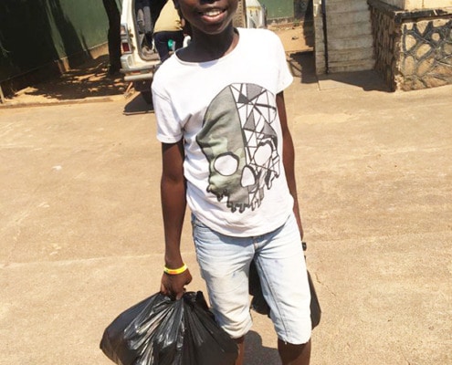 Saviour, a former Ugandan street child