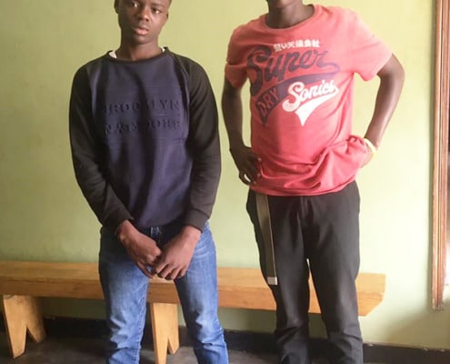 Two of our boys in Uganda