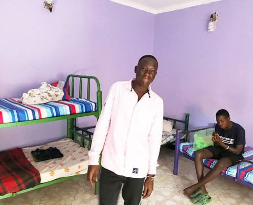 A former street child turned decorator