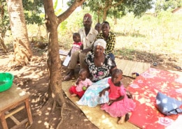 Kasita visiting his family