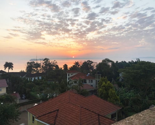 Sunrise in Kampala