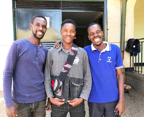 A fomer street child at Homes of Promise