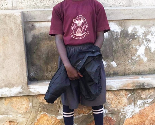 One of our former street children from Kampala