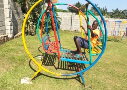 One of our boys in our garden