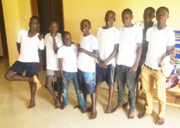 Some of the former street children