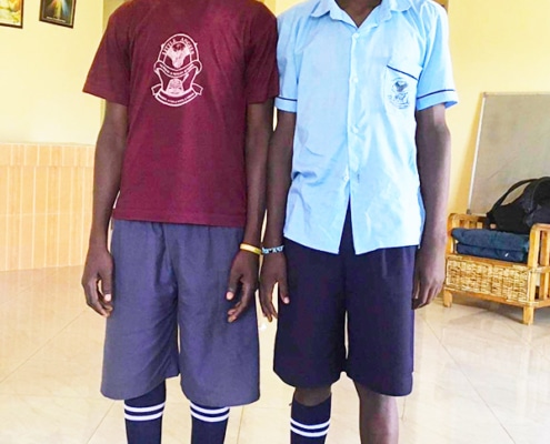 Two former street children