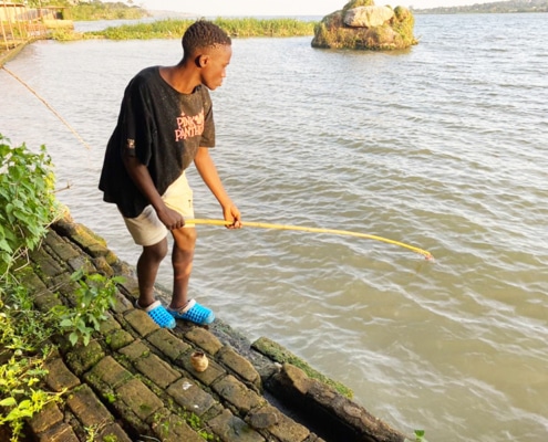 Fishing in Uganda