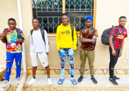 Some of our boys about to visit their families