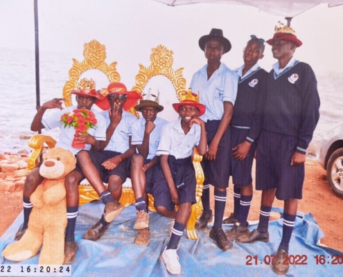School photo in Uganda