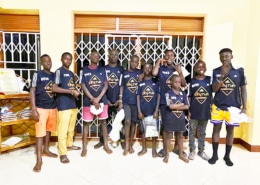 Donated T-shirts for our boys