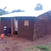 A rebuilt home in Uganda