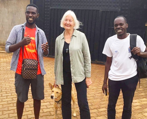 Jane welcomed back to Uganda