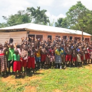 School children in Bussi, Uganda