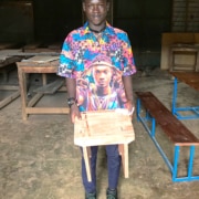 A former street child at carpentry college