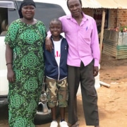 Saidi's parents in Lira, Uganda