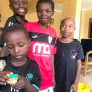 The four Congolese refugee children