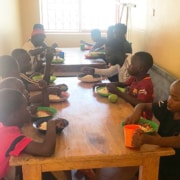 Saturday lunch for our former street children