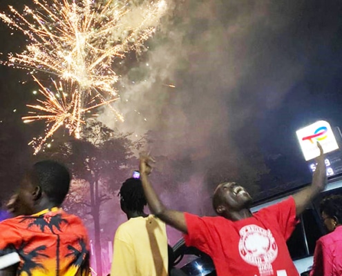Celebrating New Year in Uganda