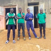 Former street children now at college in Uganda