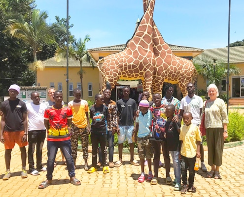 Charity visit to Uganda Wildlife Education Centre