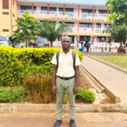 A former boy from Homes of Promise at college